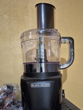 Black & Decker Black and Clear Food Processor